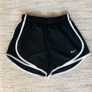 Black and White Nike Dri Fit Shorts